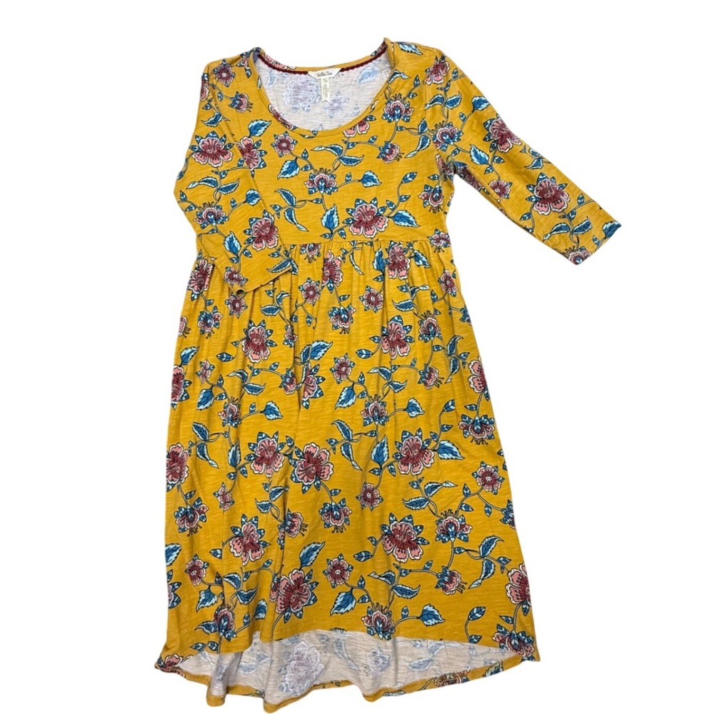 Matilda Jane Floral Print Dress Empire Waist Casual Everyday Dress Medium